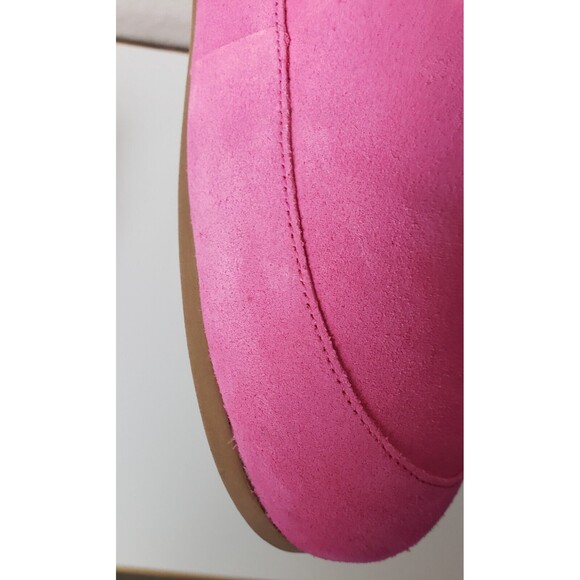 Cole Haan Womens Slip On Ada Mule Pink Suede Shoes Gold Tone Horsebit 9 10B - Picture 9 of 10